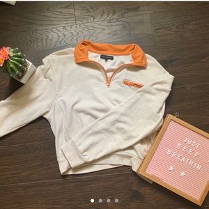 la hearts quarter zip